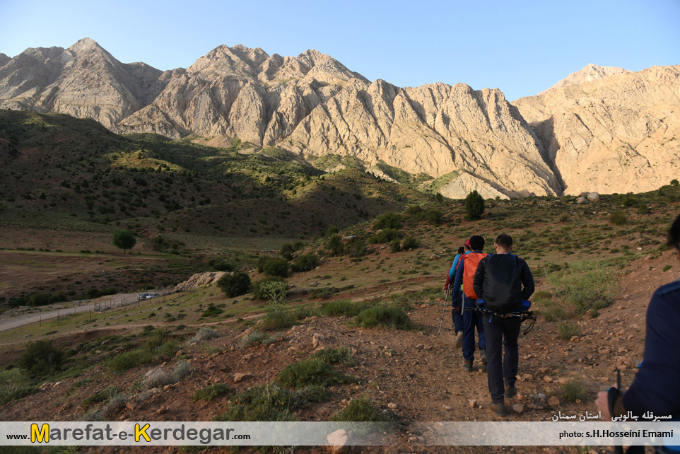 مسیر قله چالویی